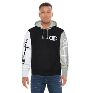 Champion Reverse Weave Colorblock PO Hoodie Sweatshirt